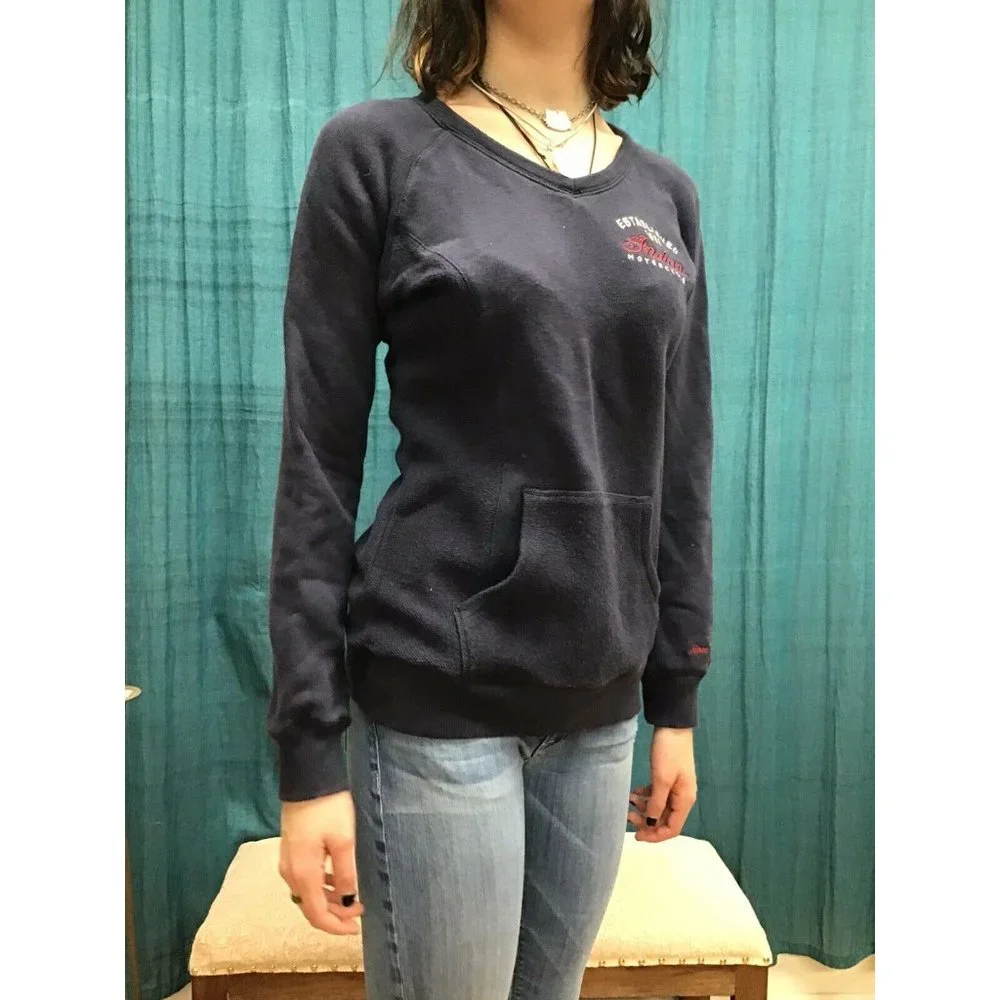 Indian Motorcycle Navy Sweatshirt - Picture 6 of 6